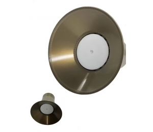 Surface spraying rotating bell cup